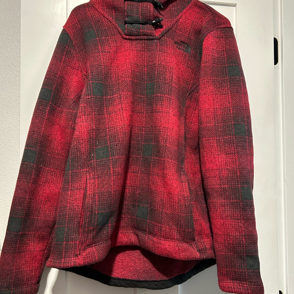 The North Face Women's Red Plaid Sweater